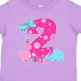 thumbnail image 4 of Inktastic Dinosaur Party-second Birthday Girls Toddler T-Shirt, 4 of 5