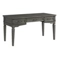 thumbnail image 2 of Intercon Furniture Foundry Home Office 60" Wood Writing Desk in Pewter, 2 of 2