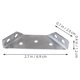 thumbnail image 2 of unbranded 16Ud Soportes De Para Muebles Inoxidable Plata Conector Universal De Ángulo, 2 of 8