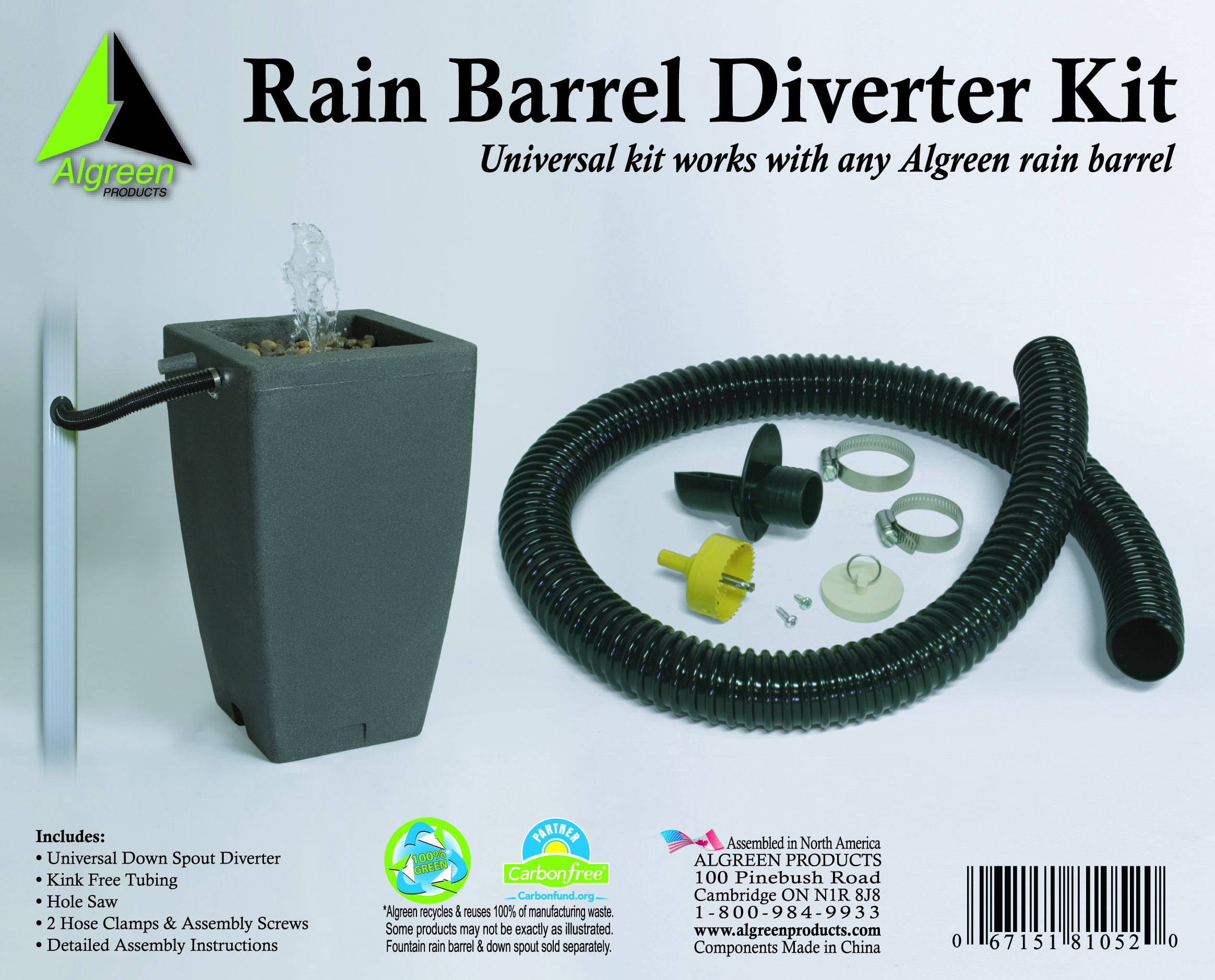 rain barrel down spout diverter
