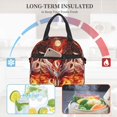 thumbnail image 4 of Easygdp Red Leaf Flame Fox Caja de Almuerzo para Mujeres y Hombres, Bolsa de Almuerzo Insulada, Bolsas Reutilizables Impermeables para Viajes, Trabajo y Picnics, 4 of 7
