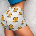 thumbnail image 5 of Yiaed Cute Duck With Headphone Print Women's Athletic Shorts Running Shorts Sporty Short High Waisted Elastic Workout Shorts for Yoga Gym Running & Sports -Medium, 5 of 8