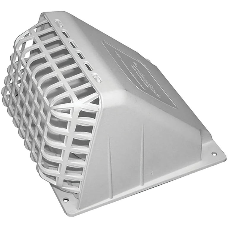 Deflecto Dryer Exterior Air Exhaust Cover, 4-Inch Wide Mouth