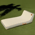 thumbnail image 5 of Big Joe Lux Chaise Premium Inflatable Pool Float, Navy and Ivory, Premier Mesh, Durable UV Protected Polyester Blend, 5 of 6