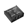 thumbnail image 2 of Passive Audio DI Box Direct Injection Box Low Noise Guitar Bass DI TRS 2 Channel Audio Converter DJ Equipment Mixer Audio ,Reduced Noise, 2 of 6