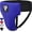Blue, variant on RDX Boxing Groin Protector, Maya Hide Leather Abdominal Guard with Athletic Cup Compartment, SATRA Approved Groin Guard for Boxing, Muay Thai, MMA, Kickboxing, Karate & Taekwondo