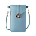thumbnail image 3 of CAROOTU Touchable Mobile Phone Bag Multifunctional PU Wallet Cross Body Handbag with Detachable Strap for, 3 of 7