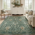 thumbnail image 3 of 8x10 Area Rugs for Living Room, Washable Area Rugs with Non-Slip Backing, Boho Floral Vintage Carpets Low Pile for Dining Room, Bedroom, Home Office, Indoor, Nursery, Apartment., 3 of 12
