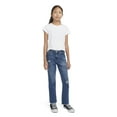 thumbnail image 3 of Levi Strauss Signature Girls Heritage Ankle Straight Jeans, Sizes 5-18, 3 of 6