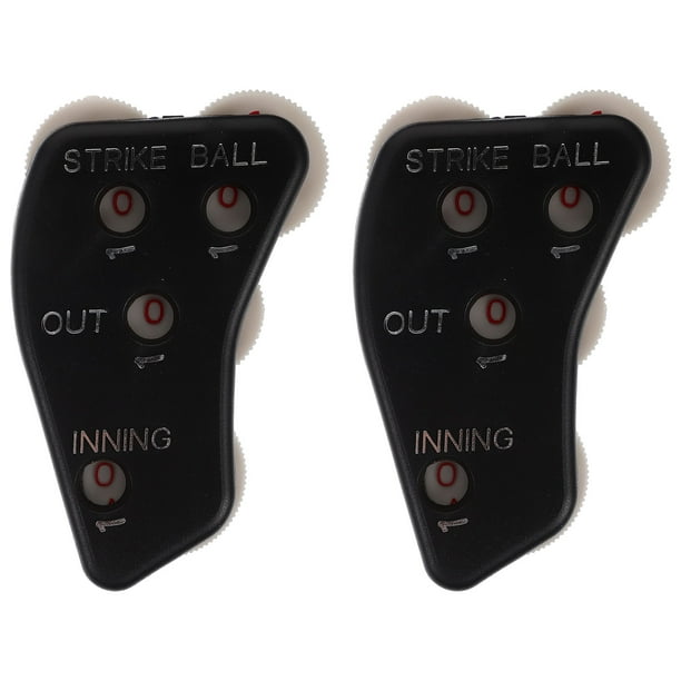 Indicateur d'arbitre Clicker de baseball Compteur de jeu de