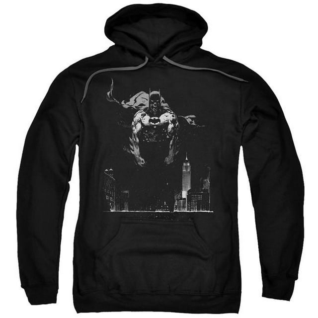 Batman & Dirty City Chandail à Capuche Adulte, Noir - 4X