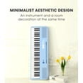 thumbnail image 3 of The ONE Smart Keyboard COLOR Teclado de piano de 61 teclas, teclado musical con 256 timbres, 64 polifonía, 2 parlantes, luces LED incorporadas y aplicaciones gratuitas (Azul), 3 of 5