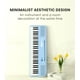 thumbnail image 3 of The ONE Smart Keyboard COLOR Teclado de piano de 61 teclas, teclado musical con 256 timbres, 64 polifonía, 2 parlantes, luces LED incorporadas y aplicaciones gratuitas (Azul), 3 of 5