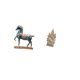 thumbnail image 5 of Elegante Escultura Familiar Equina, Figura De Resina, Adorno Fengshui Para Escritorio, Sala De Estar, Estantería, Oficina, Mesa, Coche, Hogar, Decoración Católica., 5 of 8