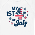 thumbnail image 4 of Inktastic My 1st 4th of July with Striped Stars Boys or Girls Baby Bodysuit, 4 of 5