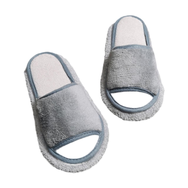 simhoa Cleaning Mop Slippers Mute Cleaner for Dusting Home Floor Dust Dirt Cleaning Grey