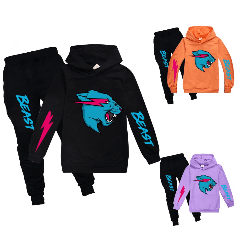 Mr Beast Hoodie, Boys And Girls Hoodie Suit, Hoodie And Pants