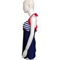 thumbnail image 4 of Sonducket Vestido de baño, traje de baño para mujer, traje de mano de obra fina, ropa de playa transpirable, accesorios de larga duración para Vestidos Rojo blanco azul l, 4 of 6
