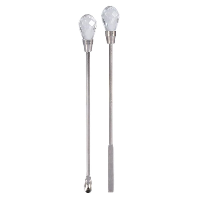 Greensen 3Colors Nail Spatula Picker Spoon Acrylic Gel Powder Mix Stick Stirring Rod Manicure Tool Set, Nail Mix Tool, Manicure Tool