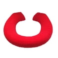 thumbnail image 1 of Kearding Funda para asiento de baño con textura de alta gama, cómoda y reutilizable, cubierta Universal para asiento de inodoro en forma de O Juegos de accesorios de baño Rojo, 1 of 6