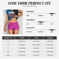 thumbnail image 5 of Goofa Rose Red Glitter Printed Workout Shorts Women Seamless Scrunch Butt Lifting High Waisted Gym Booty Shorts Elastic Workout Shorts-XX-Large, 5 of 8