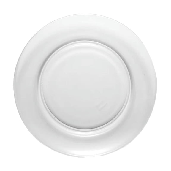 1 Pack Glass Dessert Plates, 7.5 Inch Clear Glass Plates, Salad Appetizer Dinner Serving, Dishwasher Safe