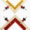 thumbnail image 6 of Milue High Quality Plastic Carpentry L-Corner Ruler with Angle Clamps Layout Tools, 6 of 21