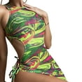 thumbnail image 2 of Swimsuit With Breast Pads Comfortable Breathable Bikini Vacation Beach Swimwear, 2 of 5