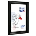 thumbnail image 3 of 8.5x11 Picture Frame, Black Classic 60823-002, 1 Inch Wood with Glass, Wall Display, 3 of 4