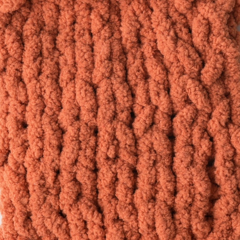 Bernat Blanket 6 Super Bulky Polyester Yarn Pumpkin Spice 10.5