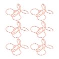 thumbnail image 4 of Paper Clips, Lovely Practical Portable Cute Paper Clips Bow Cherry Shape Electroplating Rose Gold 100 PCS  For File Classification Cherry, 4 of 8