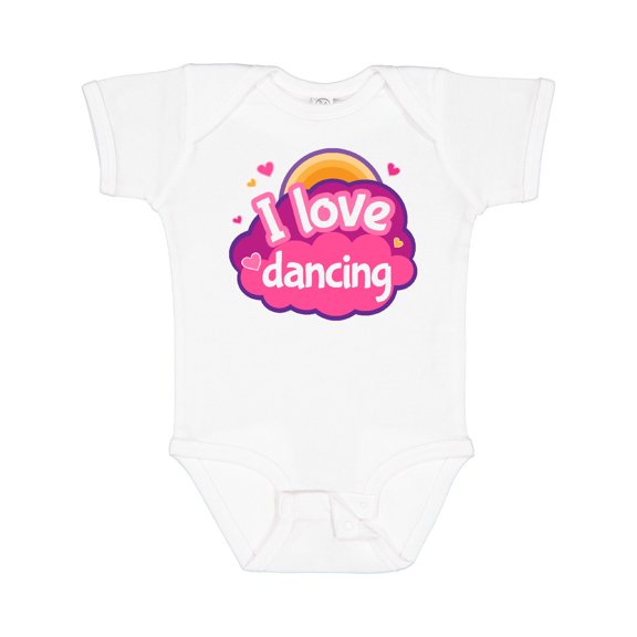 Inktastic I Love Dancing Dance Teacher Girls Baby Bodysuit