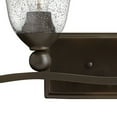thumbnail image 3 of 4 Light Bathroom Vanity in Transitional Style 35.75 inches Wide By 8.75 inches High-Olde Bronze Finish-Clear Seedy Glass Color Bailey Street Home, 3 of 6