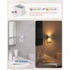 thumbnail image 3 of Luz nocturna enchufable, luz nocturna con sensor de brillo automático, 3000K blanco cálido, luz de pared ultradelgada para pasillo, baño, dormitorio, escaleras, blanco, paquete de, 3 of 7