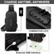 thumbnail image 4 of Bolso bandolera, bolso de pecho impermeable con carga USB, mochila de hombro para hombre y mujer, 4 of 5