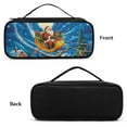 thumbnail image 6 of Jiueut Christmas Stethoscope Storage Bag Santa Claus Stethoscope Case for Nurse and Doctor Stethoscope Case Organizer with Mesh Pocket Handle Bag with Stethoscope, 6 of 7