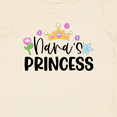 thumbnail image 4 of Inktastic Nana's Princess Crown and Flowers Girls Baby T-Shirt, 4 of 5
