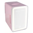 thumbnail image 1 of FRIGIDAIRE EFMIS170-PINK Mini nevera personal portátil compacta, capacidad de 10 l, 15 latas, maquillaje, cuidado de la piel, libre de freón y respetuoso con el medio ambiente, 1 of 5