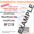 thumbnail image 3 of 2013 Mercedes-Benz Sprinter 2500 Beam Blade Wipers (Set of 2), 3 of 3