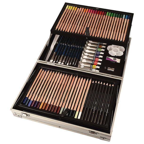 DalerRowney Simply Artist Kit, Multi Medium, Multi Color, 122 Pieces