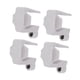 thumbnail image 2 of Clips para guardabarros de barco,Clips para guardabarros de barco para el tensor de la cornamusa del pontón,Clips de parachoques para embarcaciones para cuerdas de de 3/8" de Gris, 2 of 8