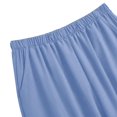 thumbnail image 5 of Women Stretch Straight Leg Pants Elastic Waist Lightweight Work Pants Casual Lounge Athletic Trousers with Pockets Sky Blue L, 5 of 7