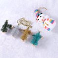 thumbnail image 1 of pitrice Christmas Mini Tree Home Office Tabletop Decor Holiday Desktop Ornament, 24 Pcs/set, 3-tier Tree, 24pcs Star, 1pc Label, 1 of 8