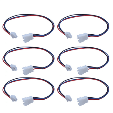 6X RC 2S Lipo Battery 3P JST Plug Balance Charger Cable Extension 20cm