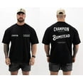 thumbnail image 1 of Chris Bumstead Pre Workout Sports Gym CBUM Men T Shirts 100% Cotton High Quality Top Tees Thavage Raw Cbum Oversized Tshirts, 1 of 7