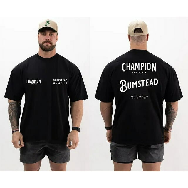 Chris Bumstead Pre Workout Sports Gym CBUM Men T Shirts 100% Cotton High Quality Top Tees Thavage Raw Cbum Oversized Tshirts