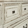 thumbnail image 5 of Pemberly Row Contemporary Magnolia Manor White Dresser & Mirror, 5 of 9