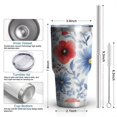 thumbnail image 6 of 30oz Pioneer Flower Tumblers Stainless Steel Tumbler with Lid and Straw,Vacuum Insulated Double Wall Travel Tumbler Cups Mug with Cleaning Brush for Coffee,Tea, 6 of 7