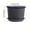 Black, variant on FEOLGEHLY 1 Pcs 5.1*7.4Inch Plastic Large Terracotta Plant Pot with Drainage Hole and Saucer Large Plant Tree Pots Flower Tree Containers for Indoor Outdoor Garden Front Porch Patio Yard, Red
