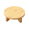 thumbnail image 1 of Soporte para maceta de madera multifuncional redondo decorativo para el hogar, escritorio Diámetro 15.3 cm, 1 of 9